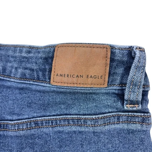 American Eagle Blue Jeans Stretch Denim Size 6 Long Women's - Picture 10 of 11
